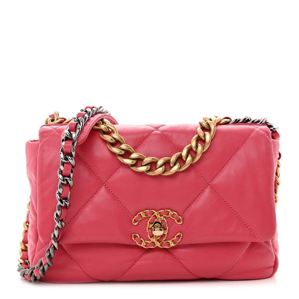 Lambskin Quilted Medium Chanel 19 Flap #289210C48B